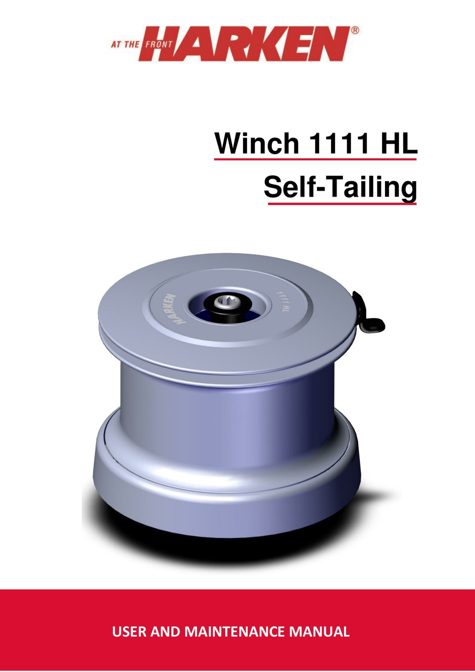 HARKEN 1111 HL USER AND MAINTENANCE MANUAL Pdf Download ManualsLib
