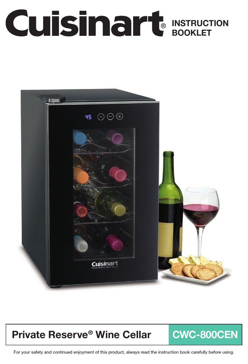 CUISINART PRIVATE RESERVE CWC800CEN INSTRUCTION BOOKLET Pdf Download