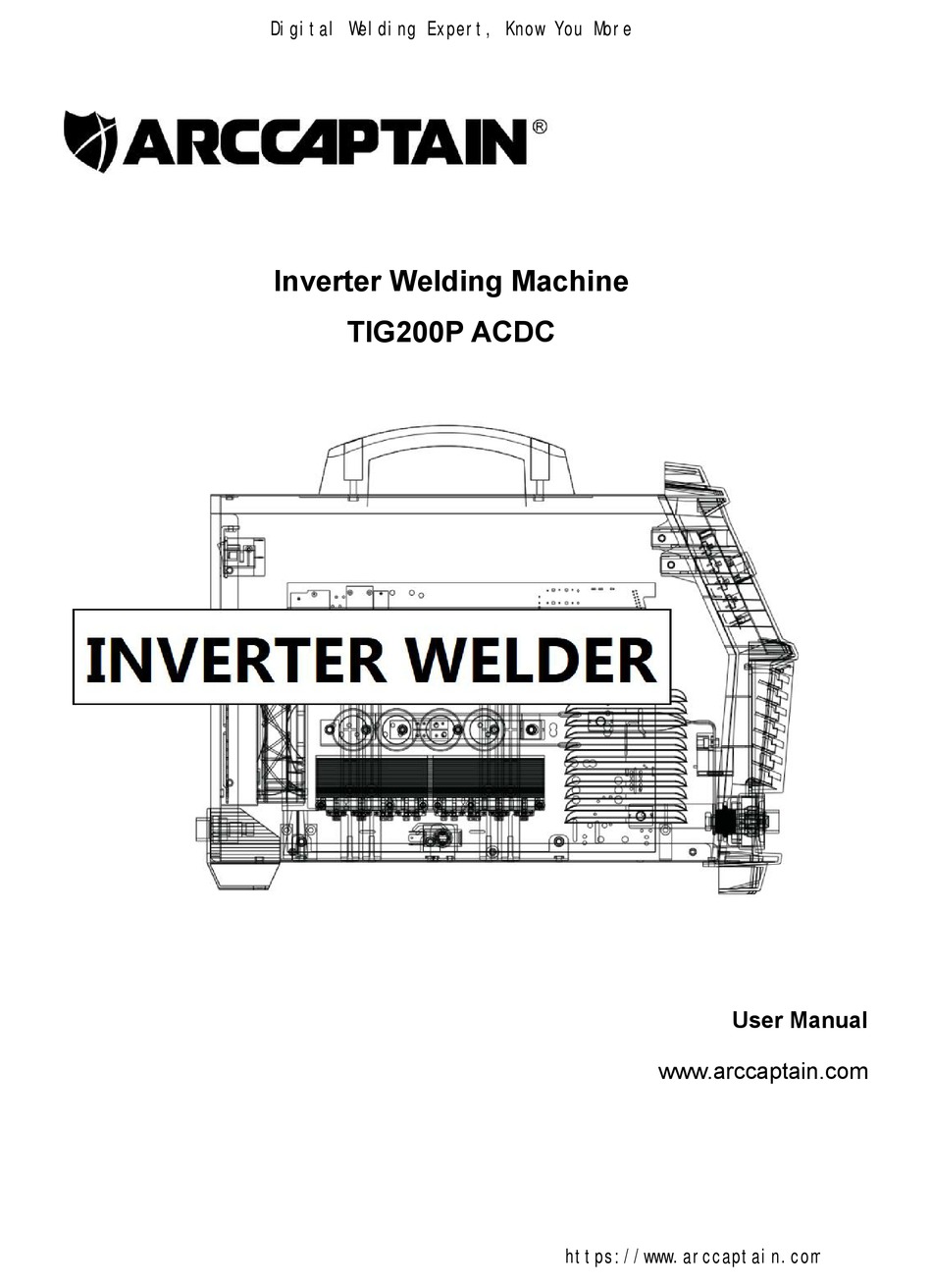 ARCCAPTAIN TIG200P ACDC USER MANUAL Pdf Download ManualsLib