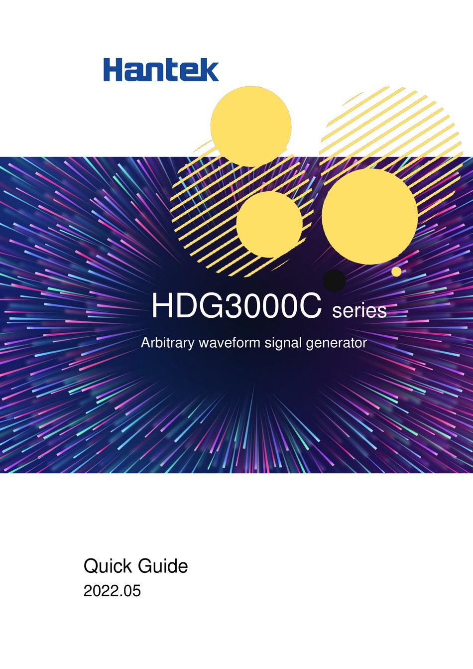 HANTEK HDG3000C SERIES QUICK MANUAL Pdf Download | ManualsLib