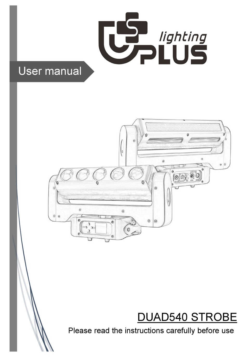 UPLUS LIGHTING DUAD540 STROBE USER MANUAL Pdf Download ManualsLib