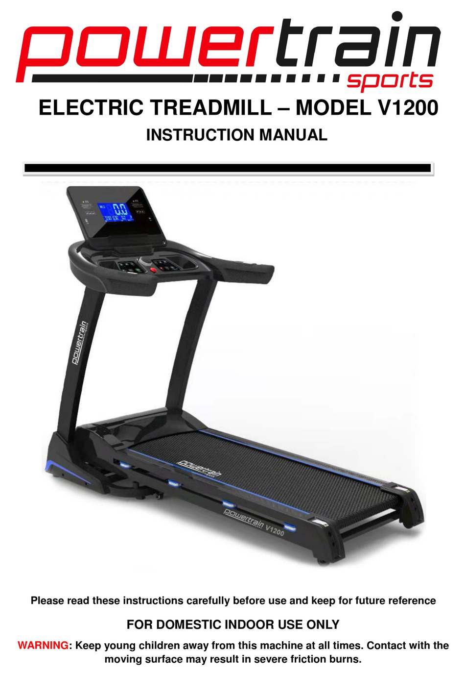 POWERTRAIN V1200 INSTRUCTION MANUAL Pdf Download ManualsLib