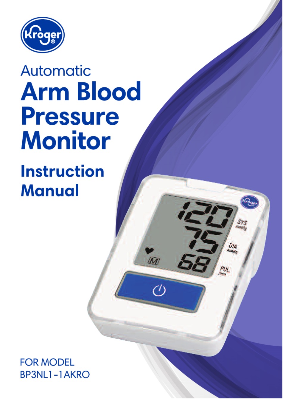 KROGER BP3NL11AKRO INSTRUCTION MANUAL Pdf Download ManualsLib