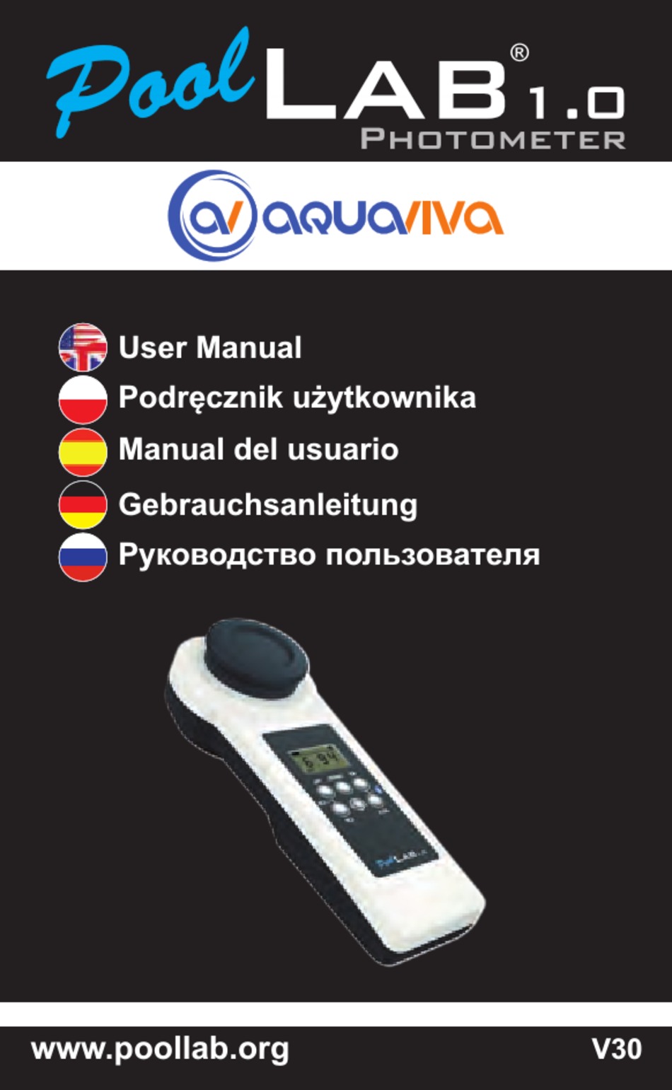 AQUAVIVA POOL LAB 1.0 USER MANUAL Pdf Download ManualsLib