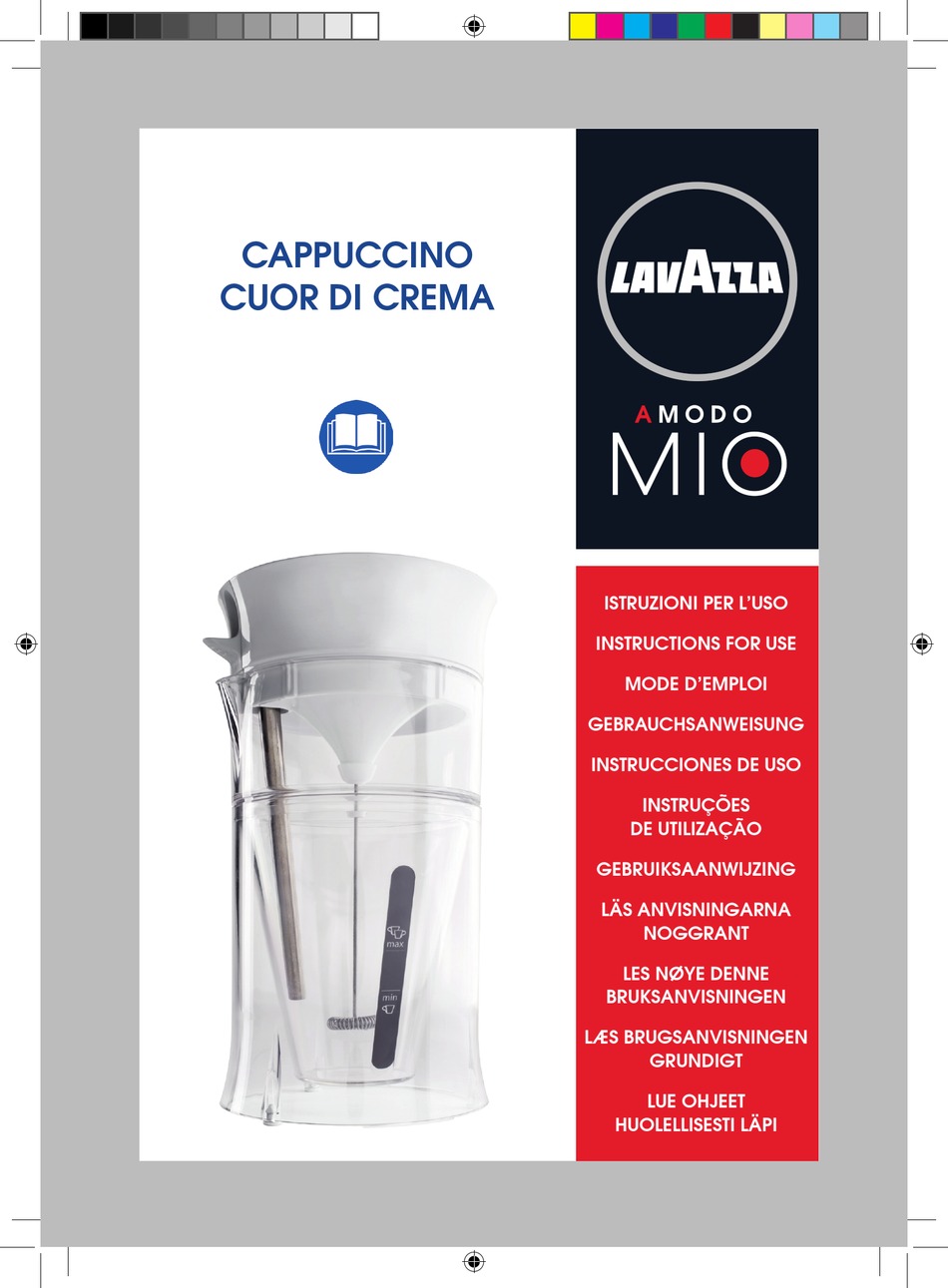 LAVAZZA AMODO MIO INSTRUCTIONS FOR USE MANUAL Pdf Download ManualsLib