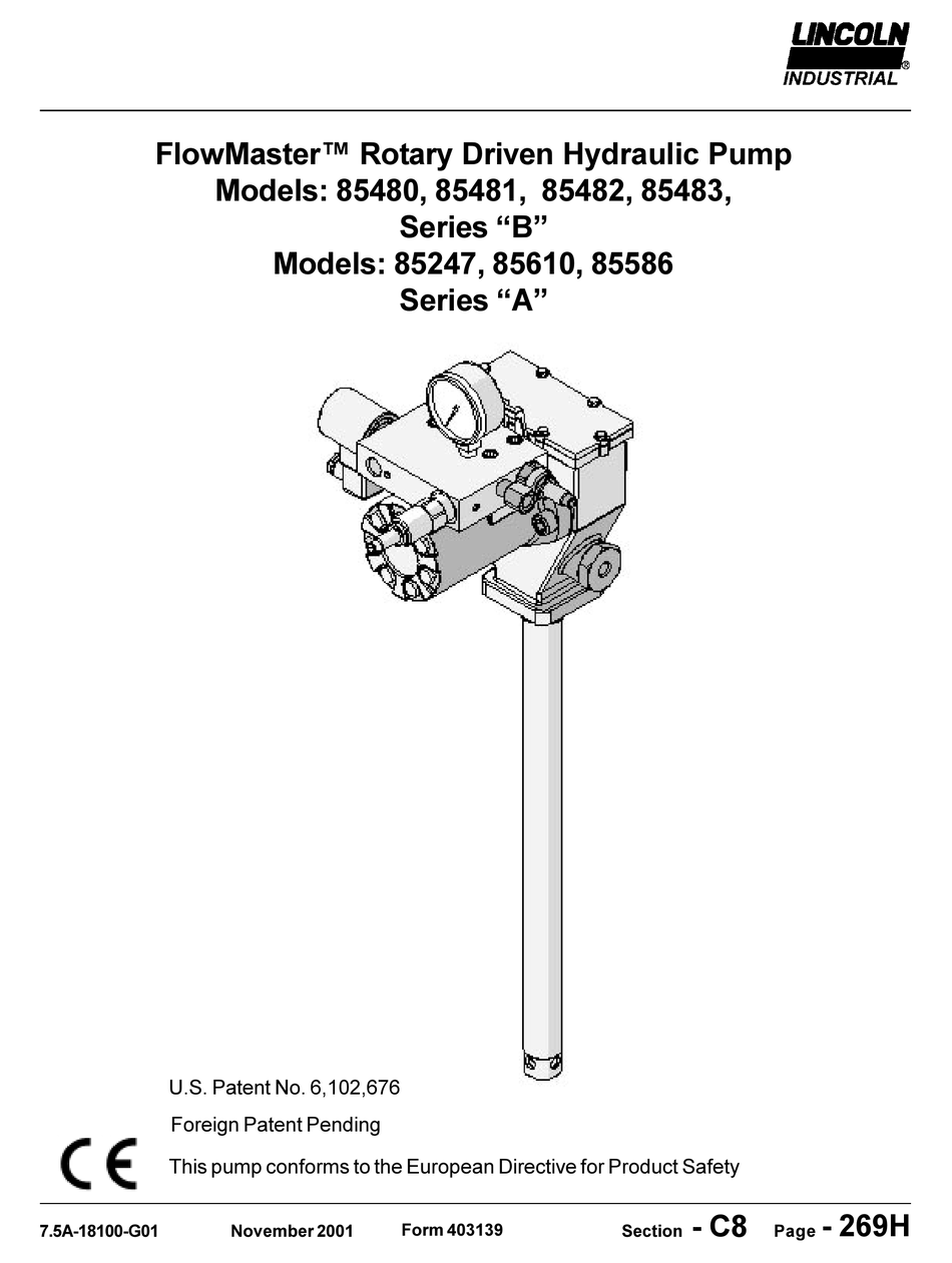 LINCOLN ELECTRIC FLOWMASTER 85480 MANUAL Pdf Download | ManualsLib