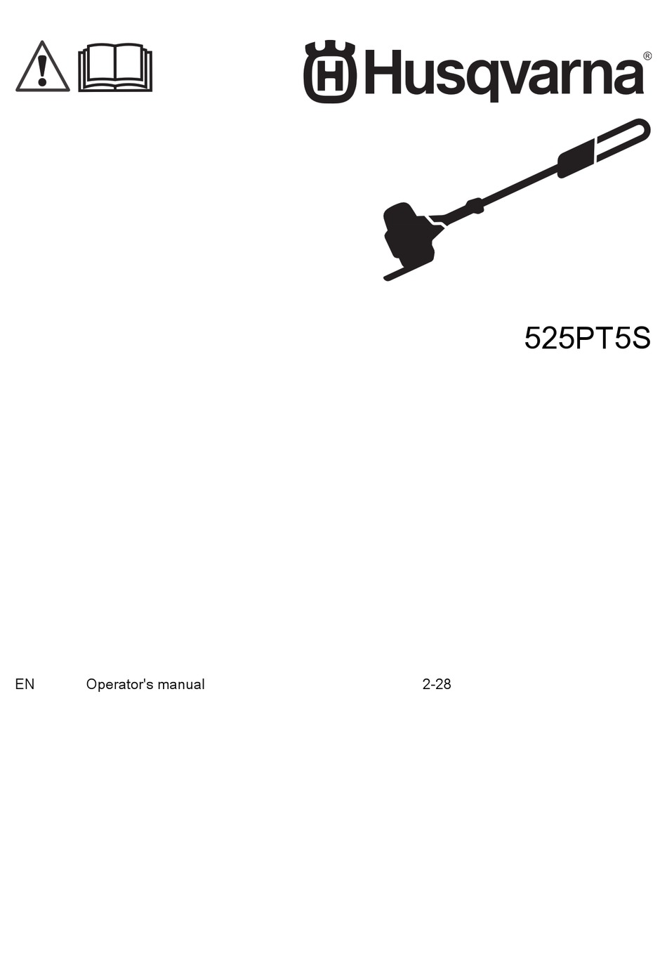 HUSQVARNA 525PT5S OPERATOR'S MANUAL Pdf Download ManualsLib
