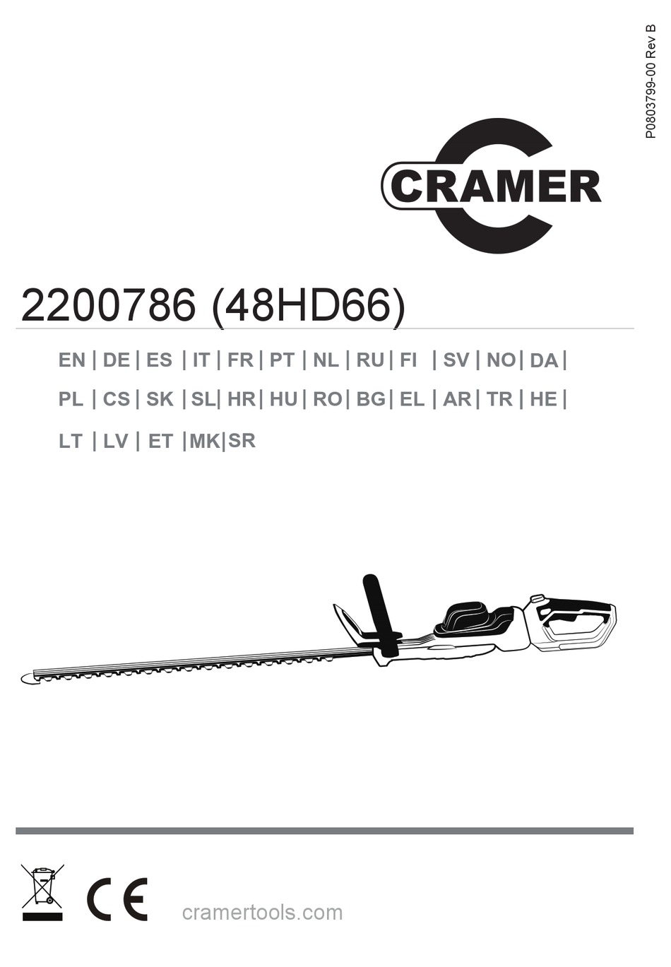 CRAMER 2200786 MANUAL Pdf Download ManualsLib