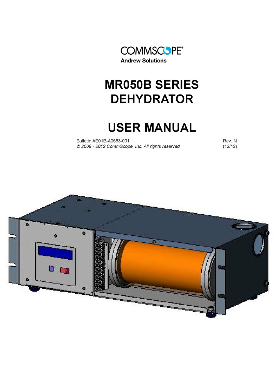 COMMSCOPE MR050B SERIES USER MANUAL Pdf Download | ManualsLib