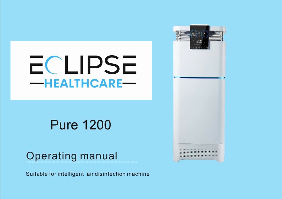 ECLIPSE PURE 1200 OPERATING MANUAL Pdf Download | ManualsLib