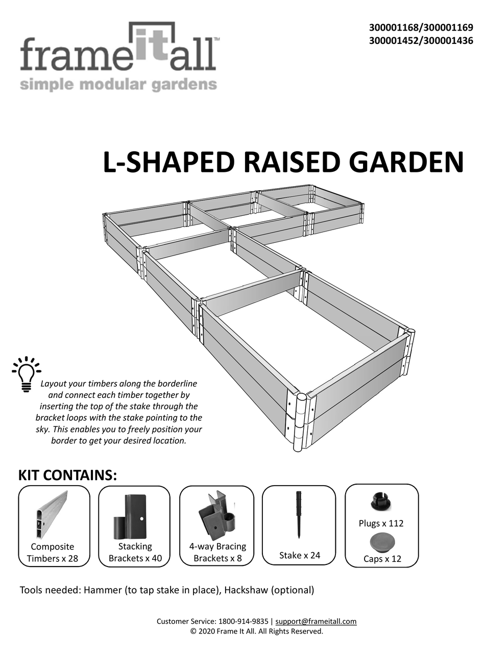 FRAME IT ALL 300001168 ASSEMBLY INSTRUCTIONS Pdf Download ManualsLib