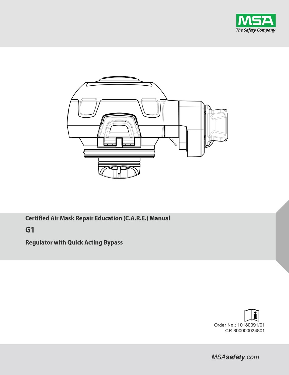 MSA G1 MANUAL Pdf Download ManualsLib