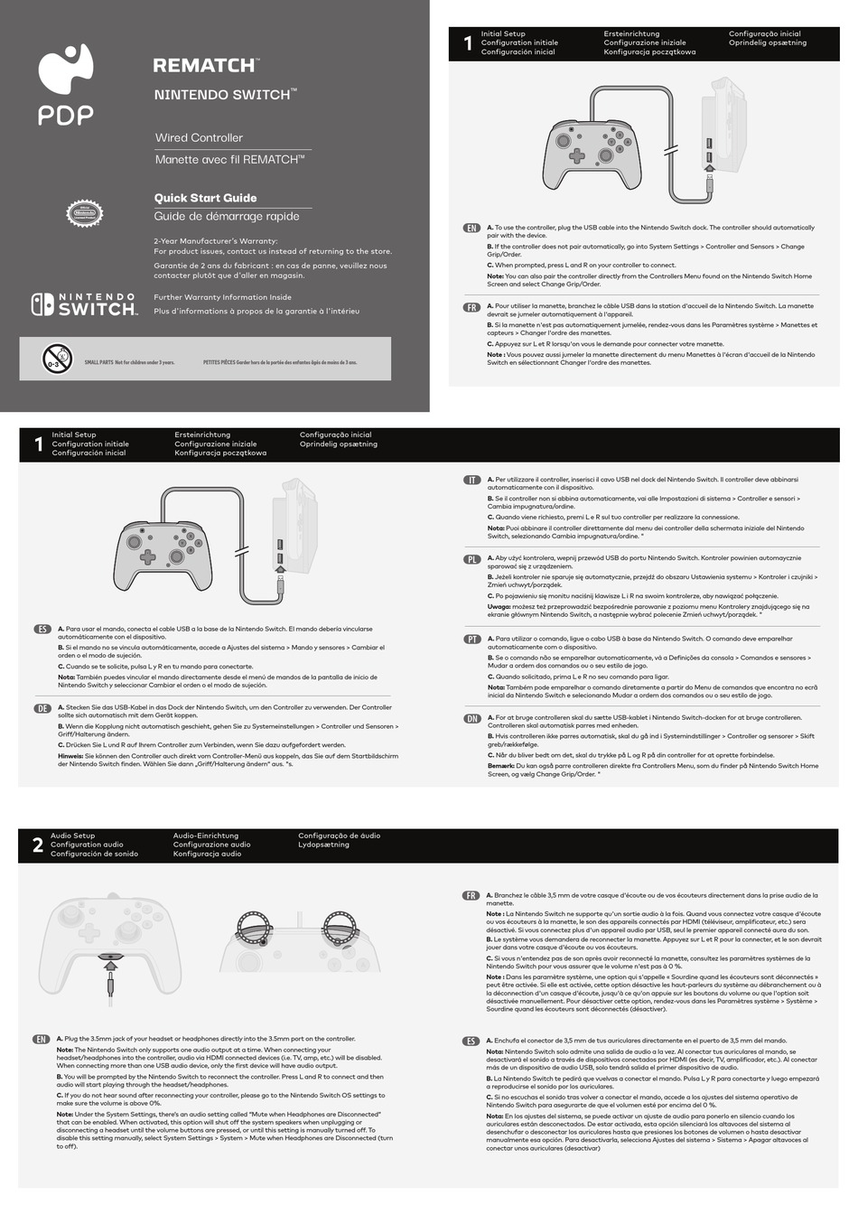 PDP REMATCH QUICK START MANUAL Pdf Download | ManualsLib