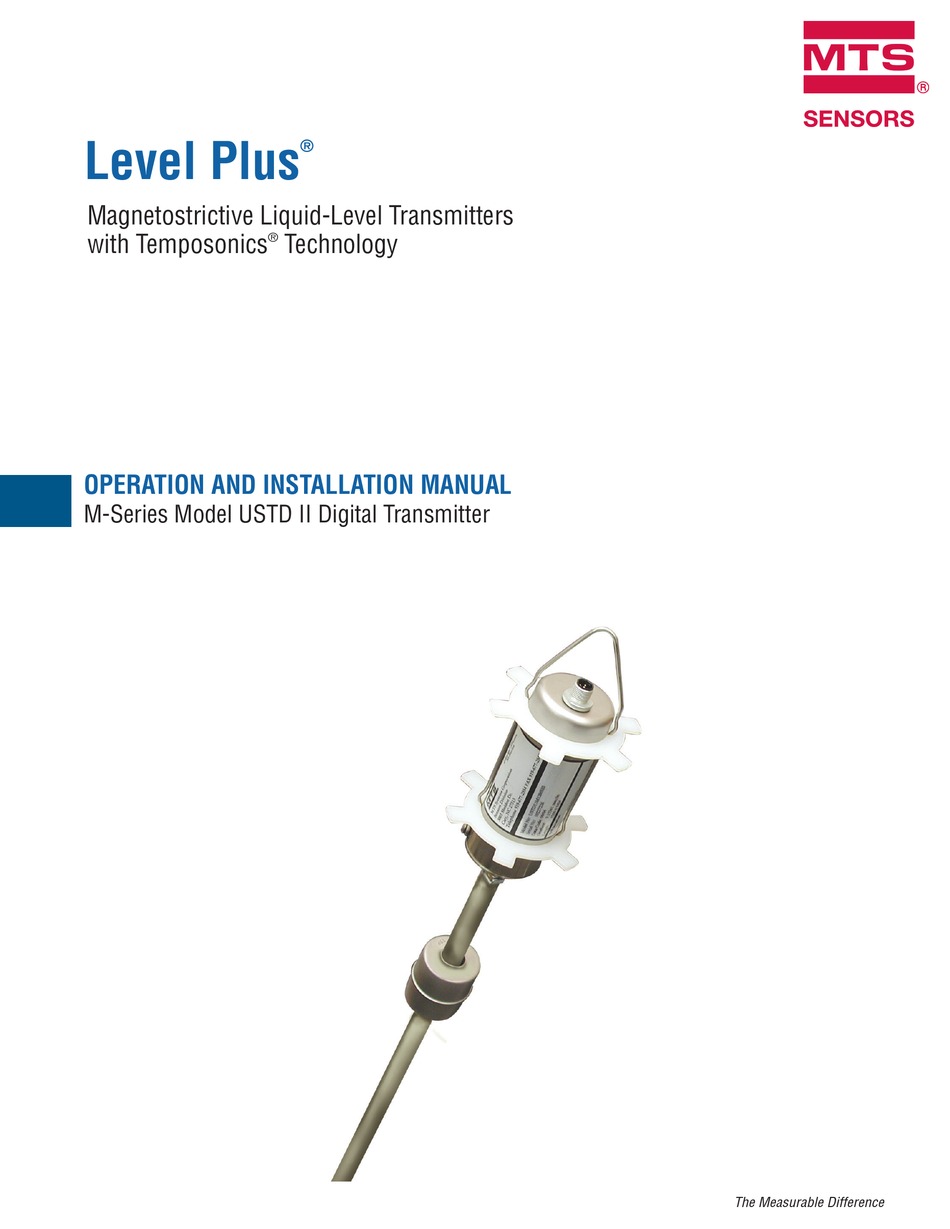 MTS SENSORS LEVEL PLUS M SERIES OPERATION AND INSTALLATION MANUAL Pdf