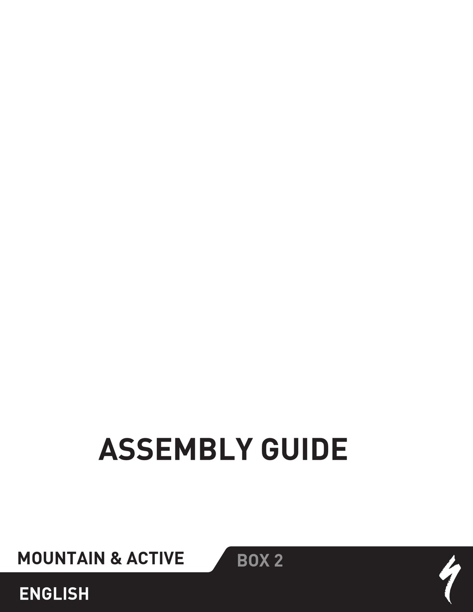 SPECIALIZED MOUNTAIN BOX 2 ASSEMBLY MANUAL Pdf Download ManualsLib