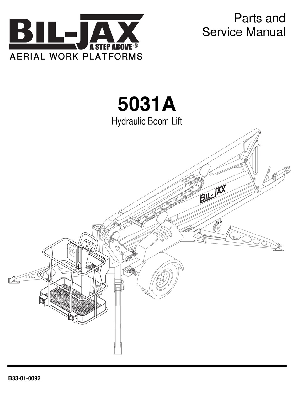 BILJAX 5031A PARTS AND SERVICE MANUAL Pdf Download ManualsLib