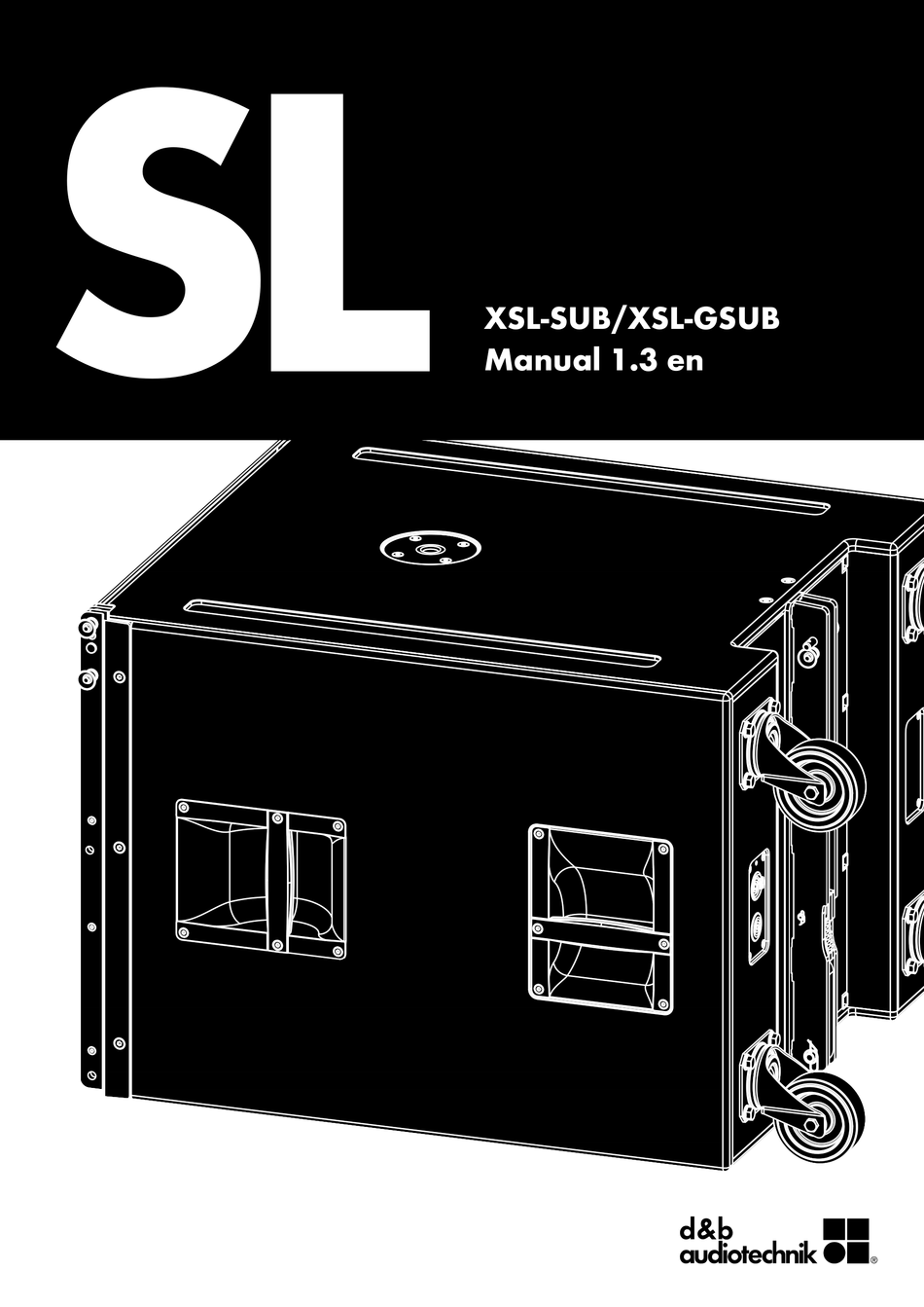 D&B AUDIOTECHNIK XSLSUB MANUAL Pdf Download ManualsLib