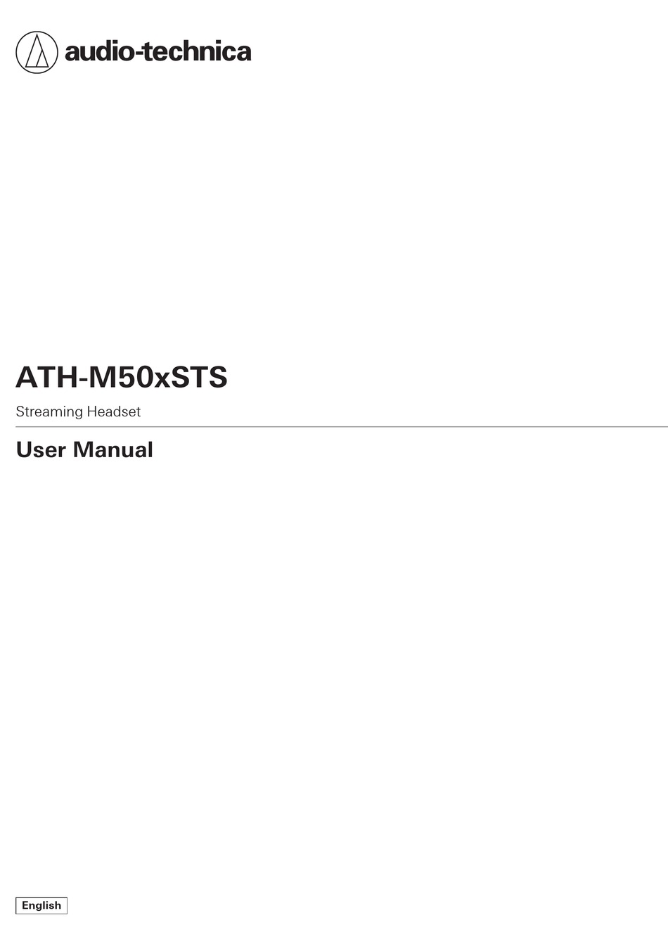 Audio Technica Ath M Xsts User Manual Pdf Download Manualslib