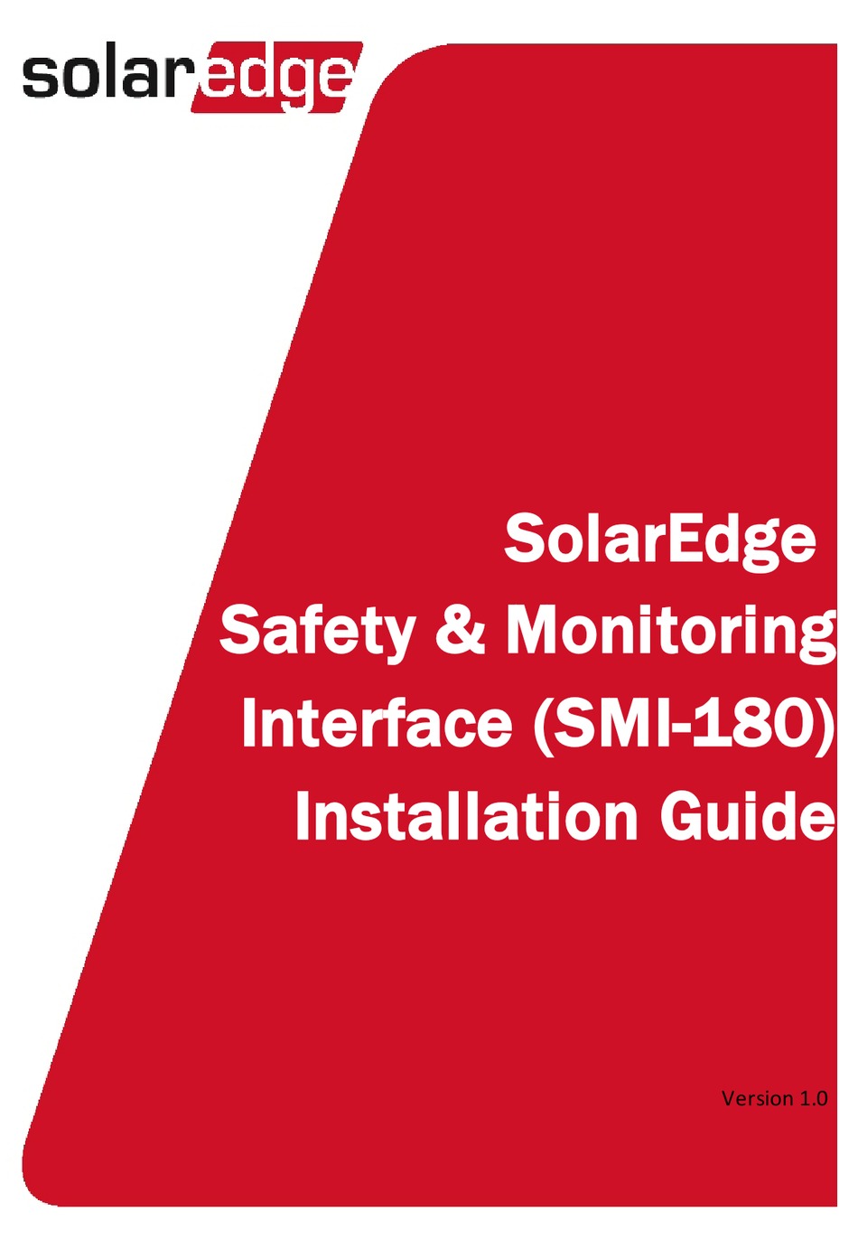 SOLAREDGE SMI180 INSTALLATION MANUAL Pdf Download ManualsLib