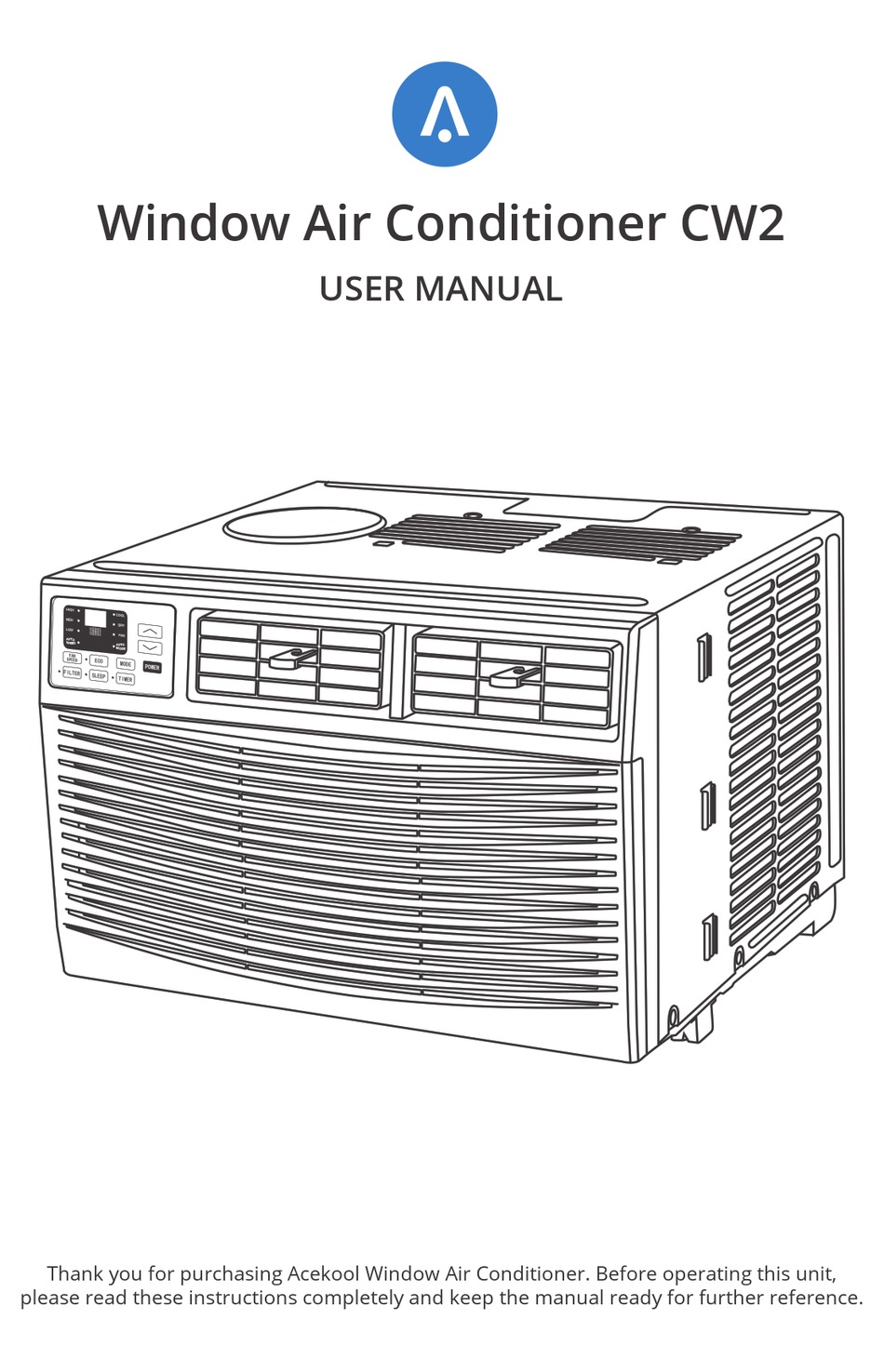 ACEKOOL CW2 USER MANUAL Pdf Download ManualsLib