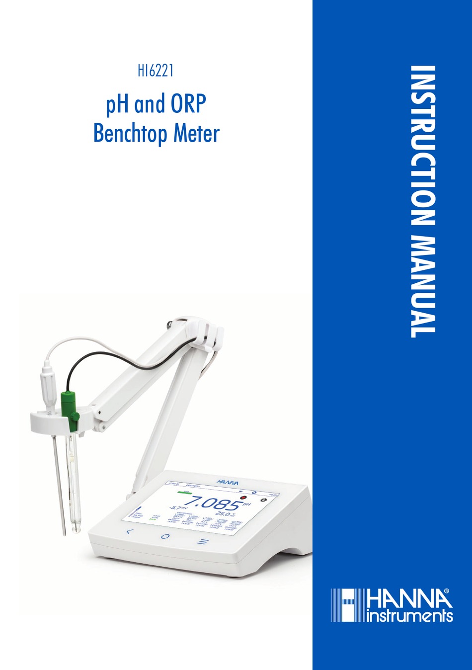 HANNA INSTRUMENTS HI6221 INSTRUCTION MANUAL Pdf Download ManualsLib
