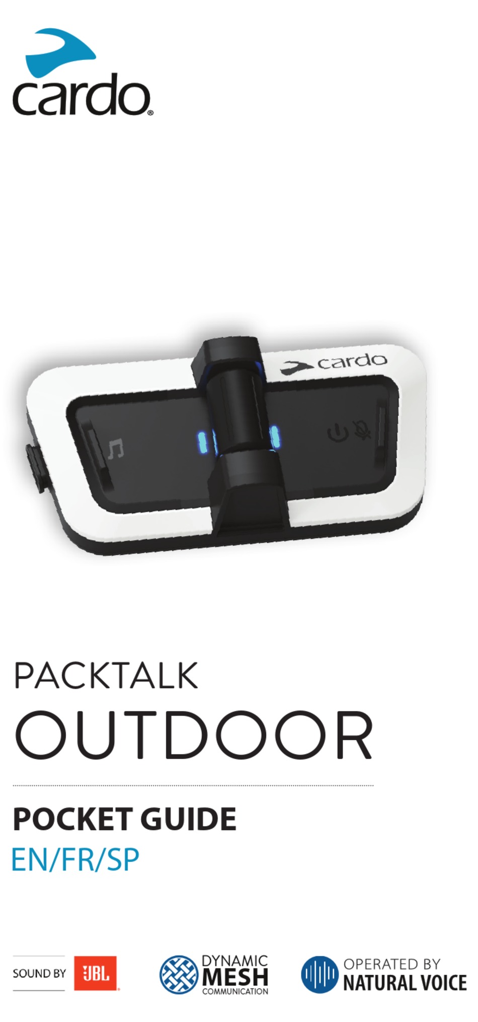 CARDO SYSTEMS PACKTALK OUTDOOR POCKET MANUAL Pdf Download ManualsLib