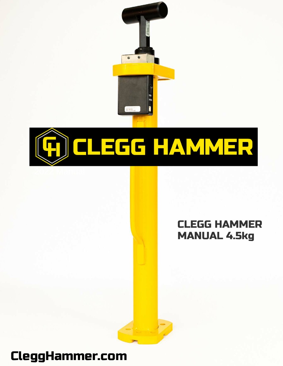 CLEGG HAMMER IMPACT SOIL TESTER MANUAL Pdf Download ManualsLib