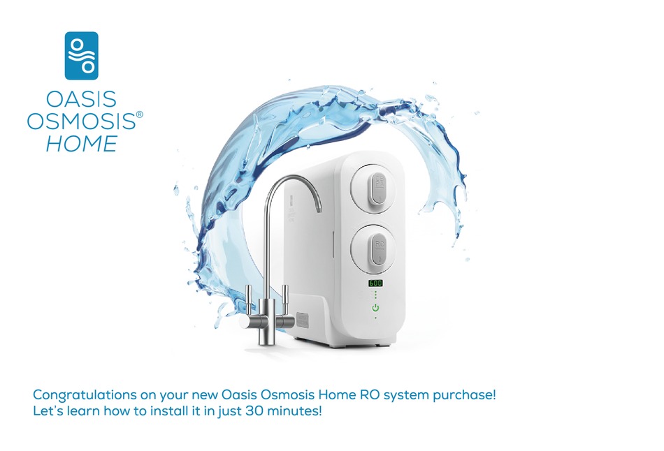 OASIS OSMOSIS HOME INSTALLATION MANUAL Pdf Download ManualsLib
