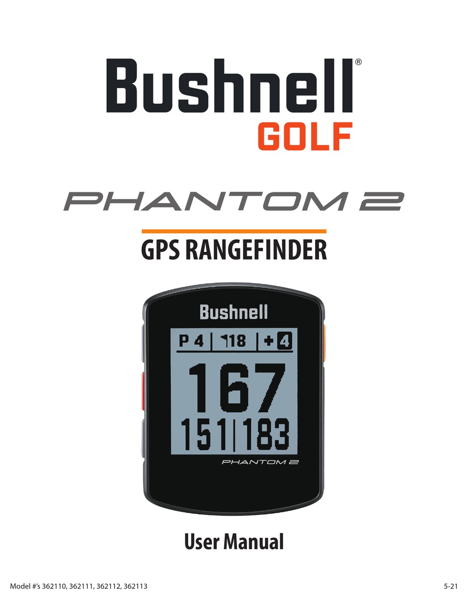 BUSHNELL GOLF PHANTOM 2 USER MANUAL Pdf Download ManualsLib