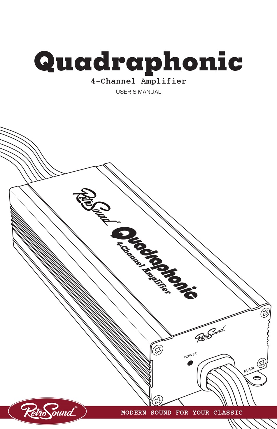 RETROSOUND QUADRAPHONIC USER MANUAL Pdf Download ManualsLib
