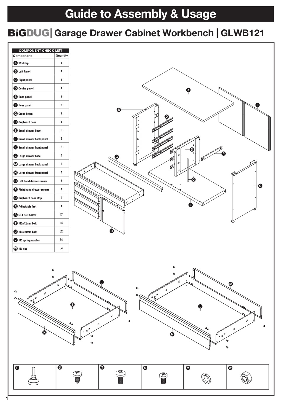 BIGDUG GLWB121 MANUAL TO ASSEMBLY & USAGE Pdf Download ManualsLib