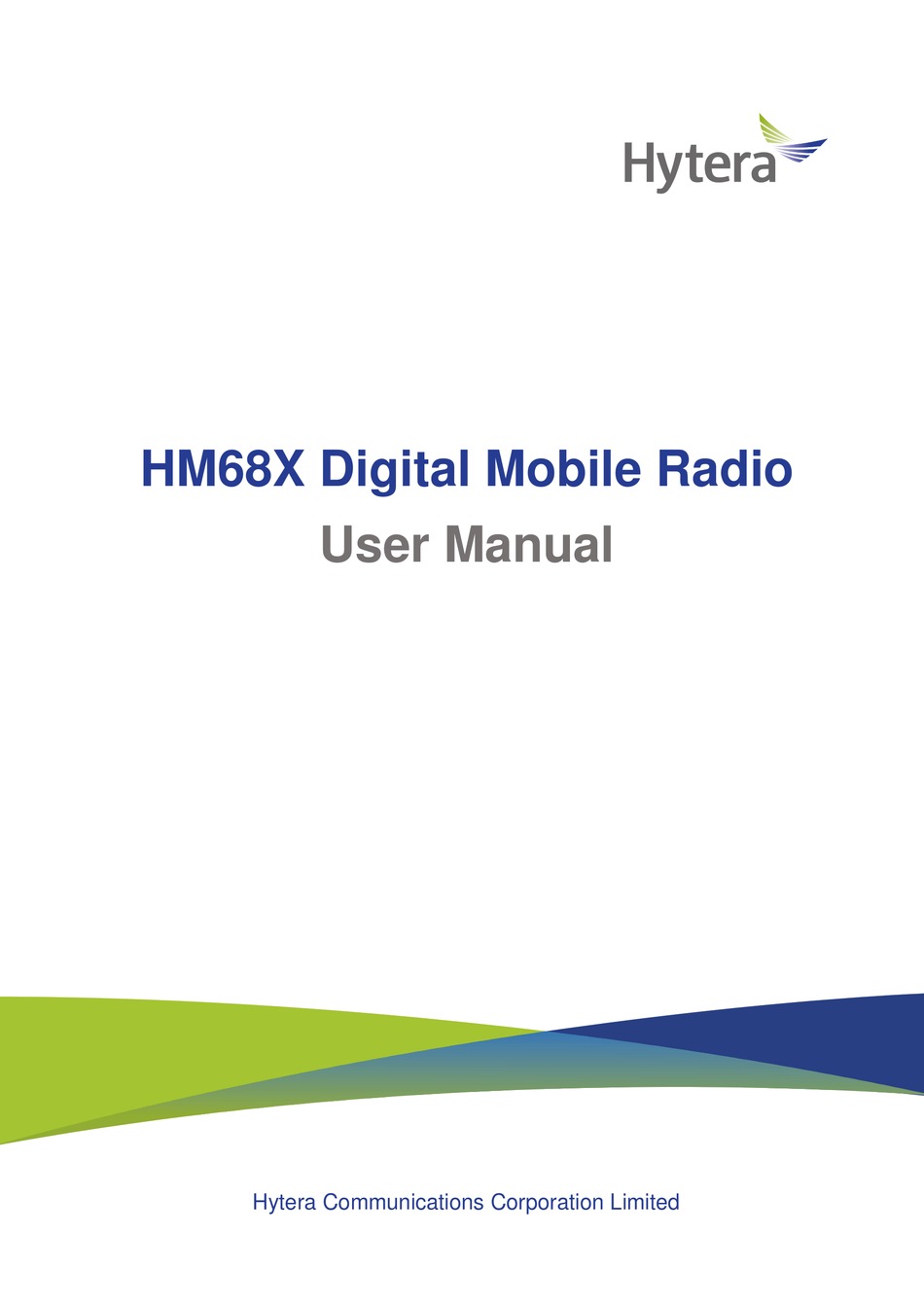 HYTERA HM68X USER MANUAL Pdf Download ManualsLib