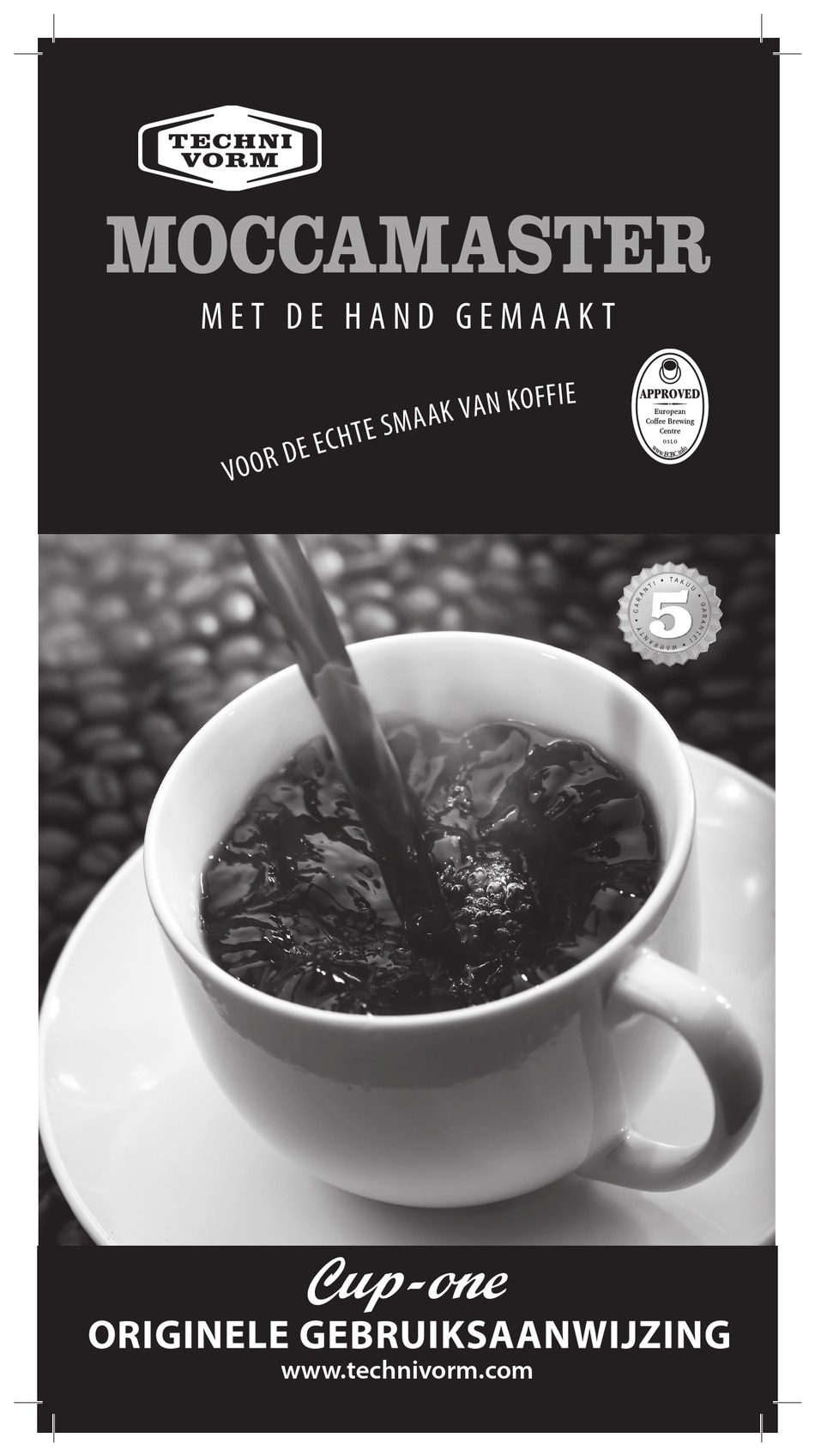 TECHNI VORM MOCCAMASTER CUPONE ORIGINAL INSTRUCTIONS FOR USE Pdf