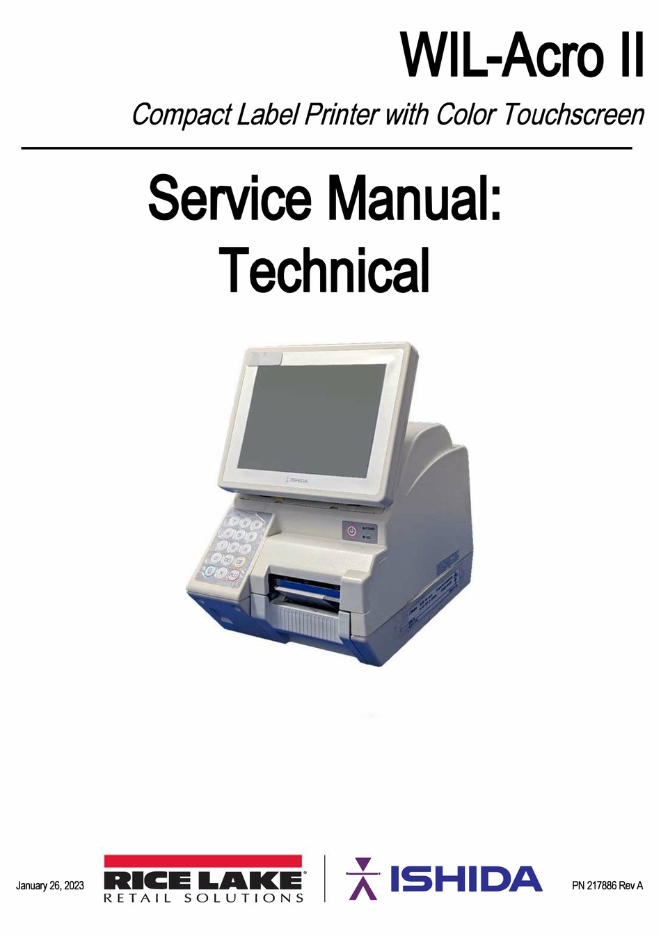 RICE LAKE ISHIDA WILACRO II SERVICE MANUAL Pdf Download ManualsLib