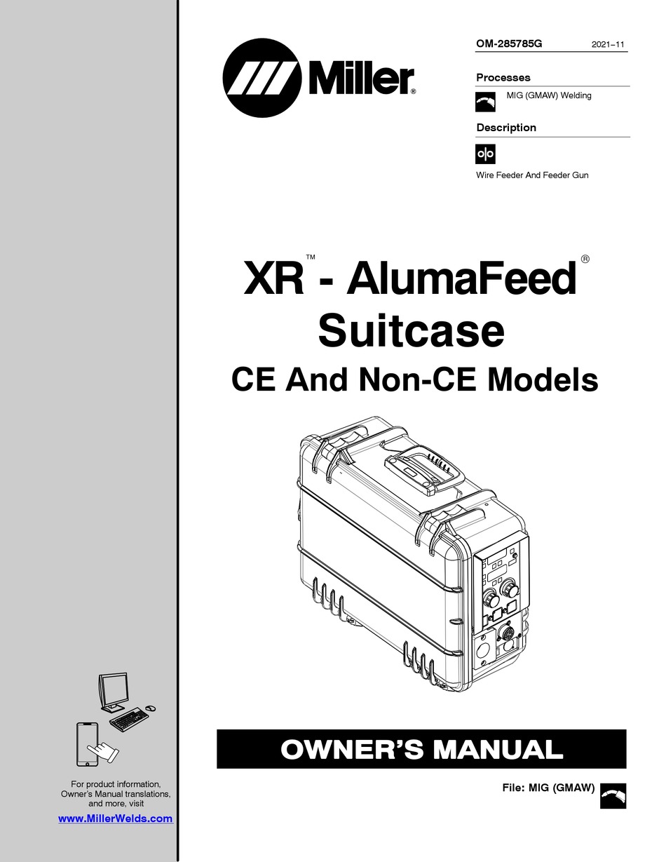 MILLER XRALUMAFEED SUITCASE OWNER