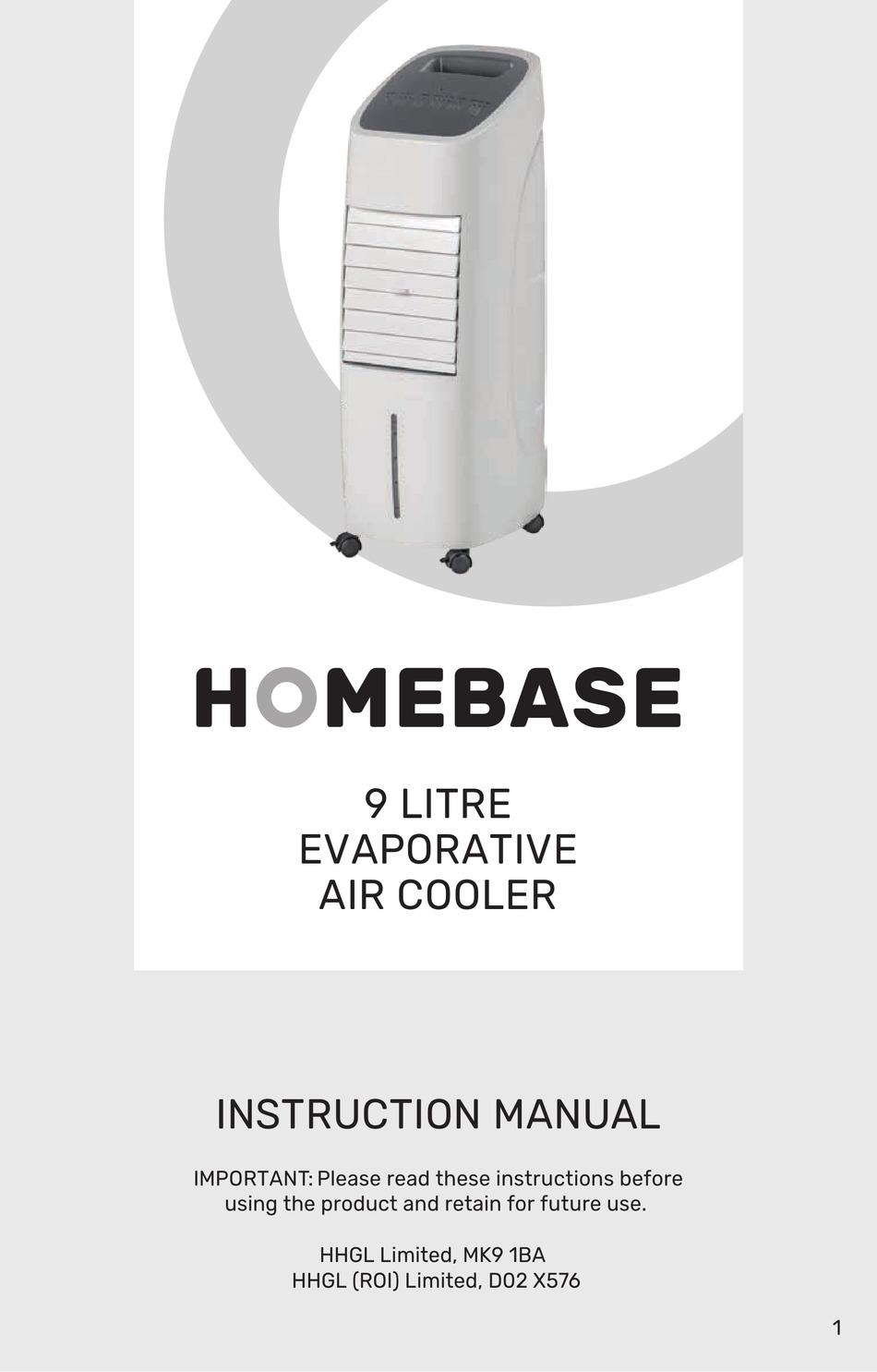 HOMEBASE TXAC03 INSTRUCTION MANUAL Pdf Download ManualsLib