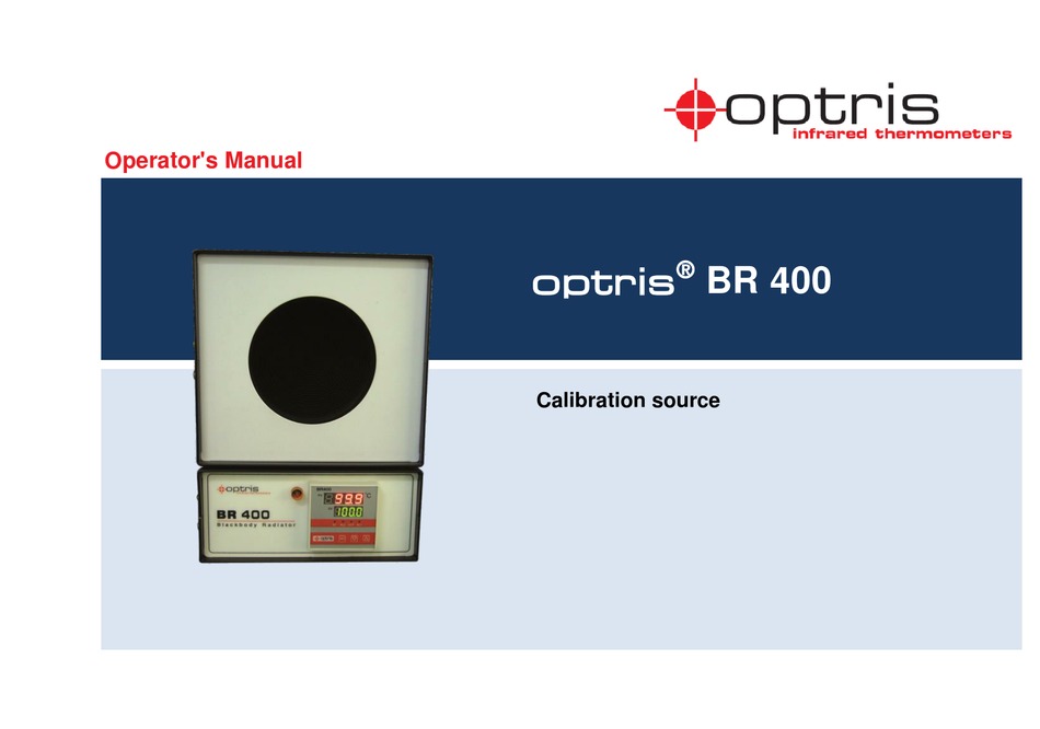 OPTRIS BR 400 OPERATOR'S MANUAL Pdf Download ManualsLib