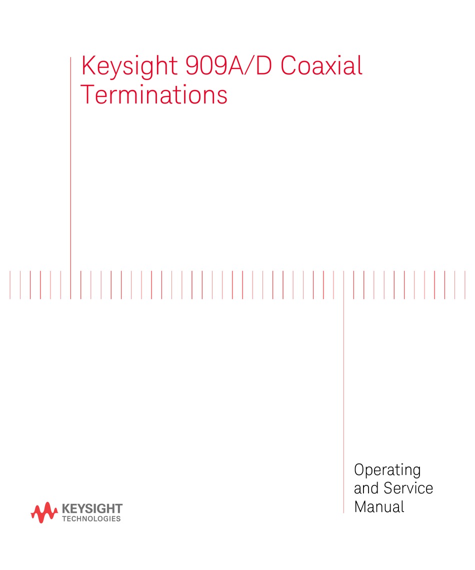 KEYSIGHT 909A MANUAL Pdf Download ManualsLib