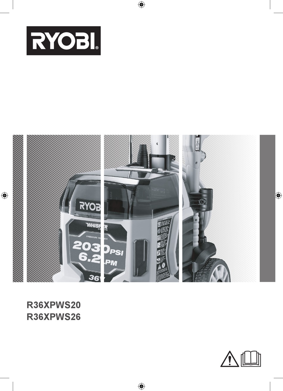 RYOBI R36XPWS20 ORIGINAL INSTRUCTIONS MANUAL Pdf Download ManualsLib