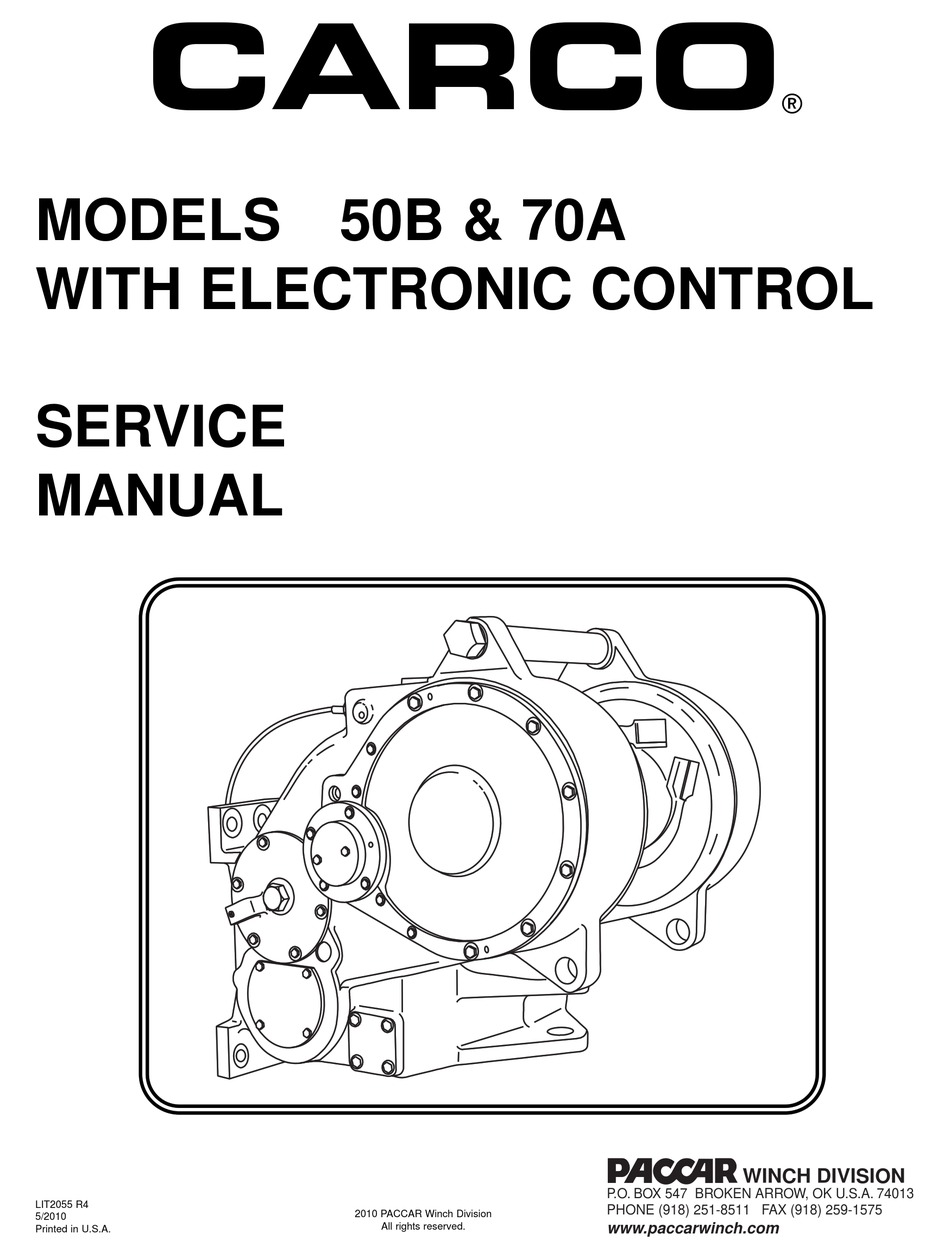 PACCAR CARCO 50B SERVICE MANUAL Pdf Download ManualsLib
