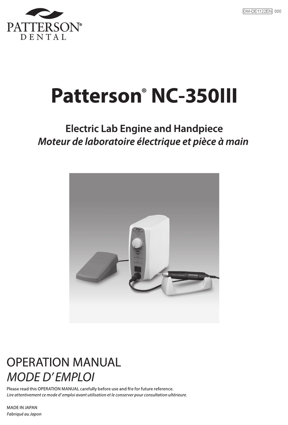 PATTERSON NC350III OPERATION MANUAL Pdf Download ManualsLib