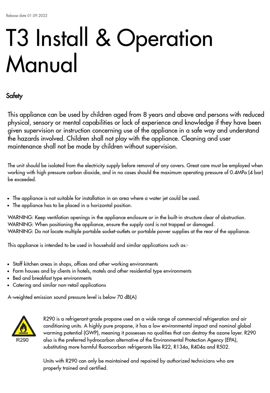 T3 INSTALL & OPERATION MANUAL Pdf Download ManualsLib