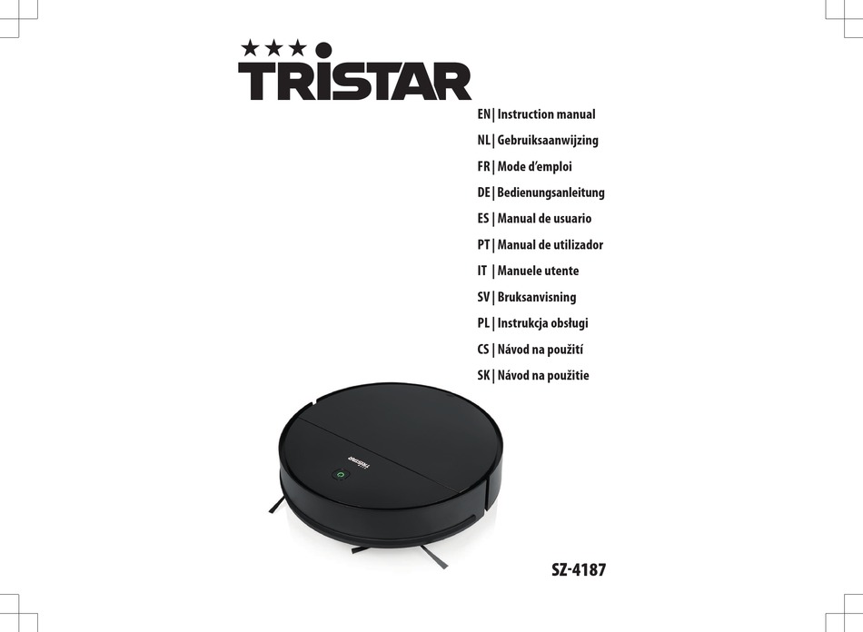 TRISTAR SZ4187 INSTRUCTION MANUAL Pdf Download ManualsLib