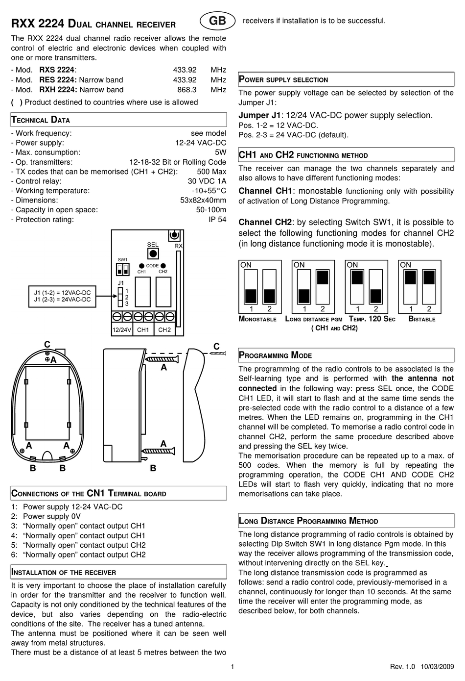 SEAV R 2224 SERIES INSTRUCTIONS Pdf Download | ManualsLib