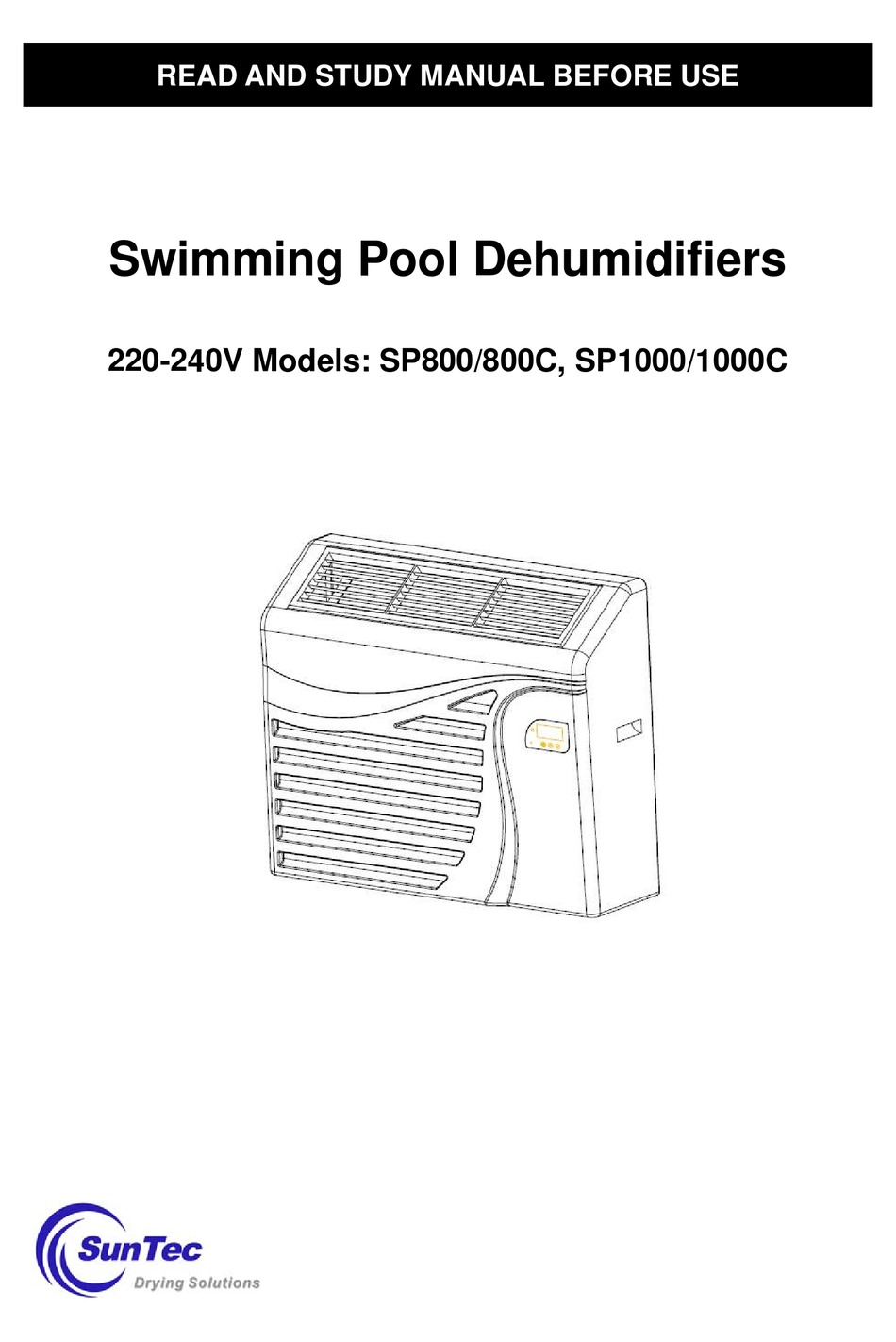 SUNTEC SP800 MANUAL Pdf Download ManualsLib