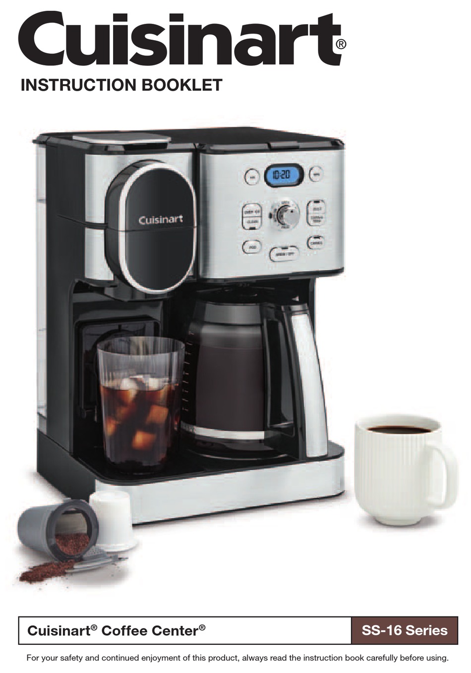 CUISINART COFFEE CENTER SS16 SERIES INSTRUCTION BOOKLET Pdf Download