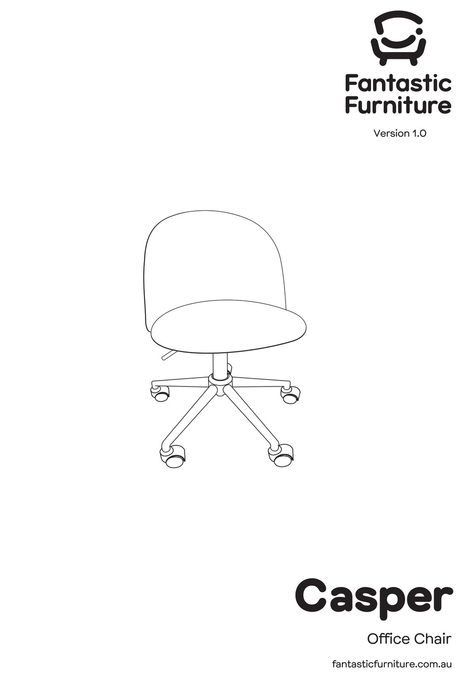 FANTASTIC FURNITURE CASPER OFFICE CHAIR MANUAL Pdf Download ManualsLib