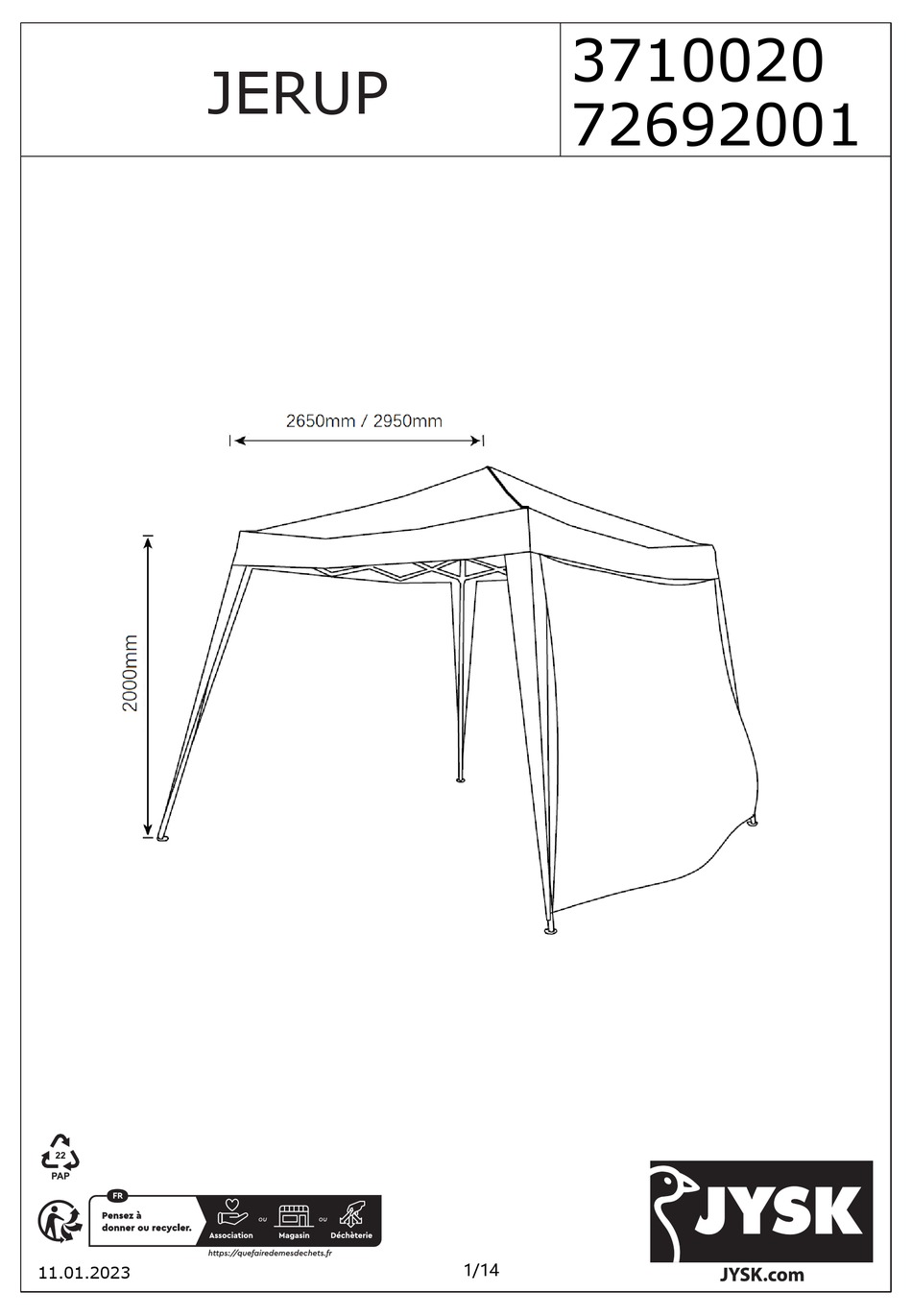JYSK JERUP MANUAL Pdf Download ManualsLib
