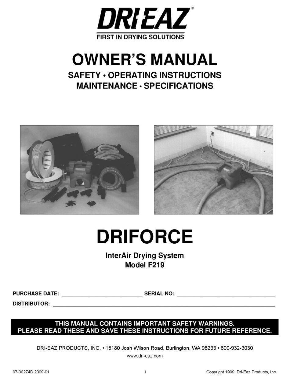 DRIEAZ DRIFORCE F219 OWNER