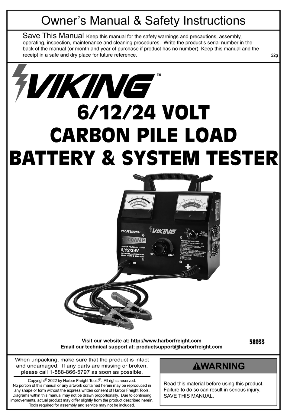 VIKING 58933 OWNER
